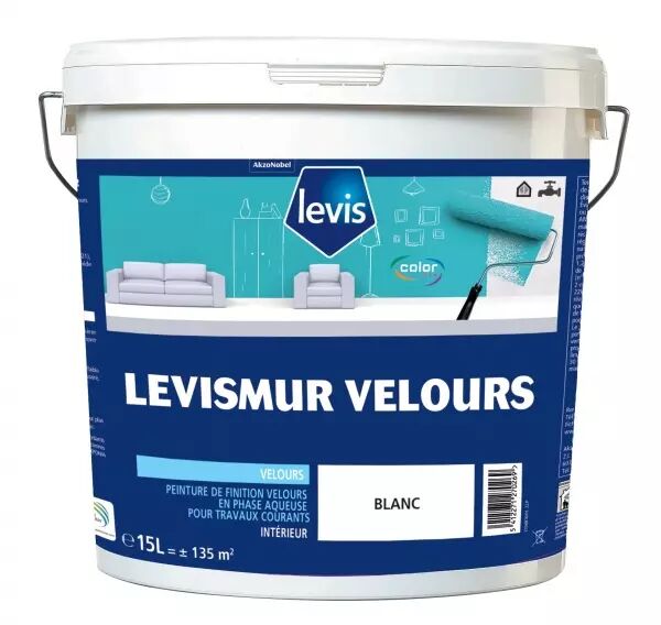 LEVISMUR VELOURS BLANC